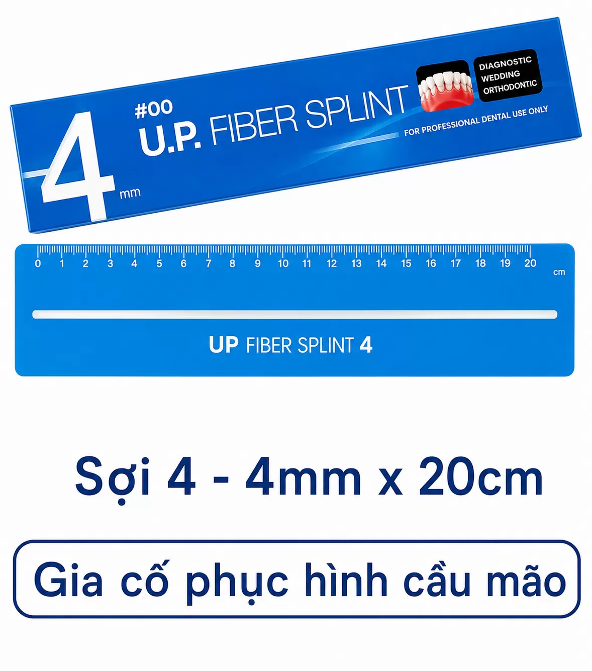 Sợi gia cường - polyester siêu cao phân tử dùng gia cố phục hình cầu mão S4-420