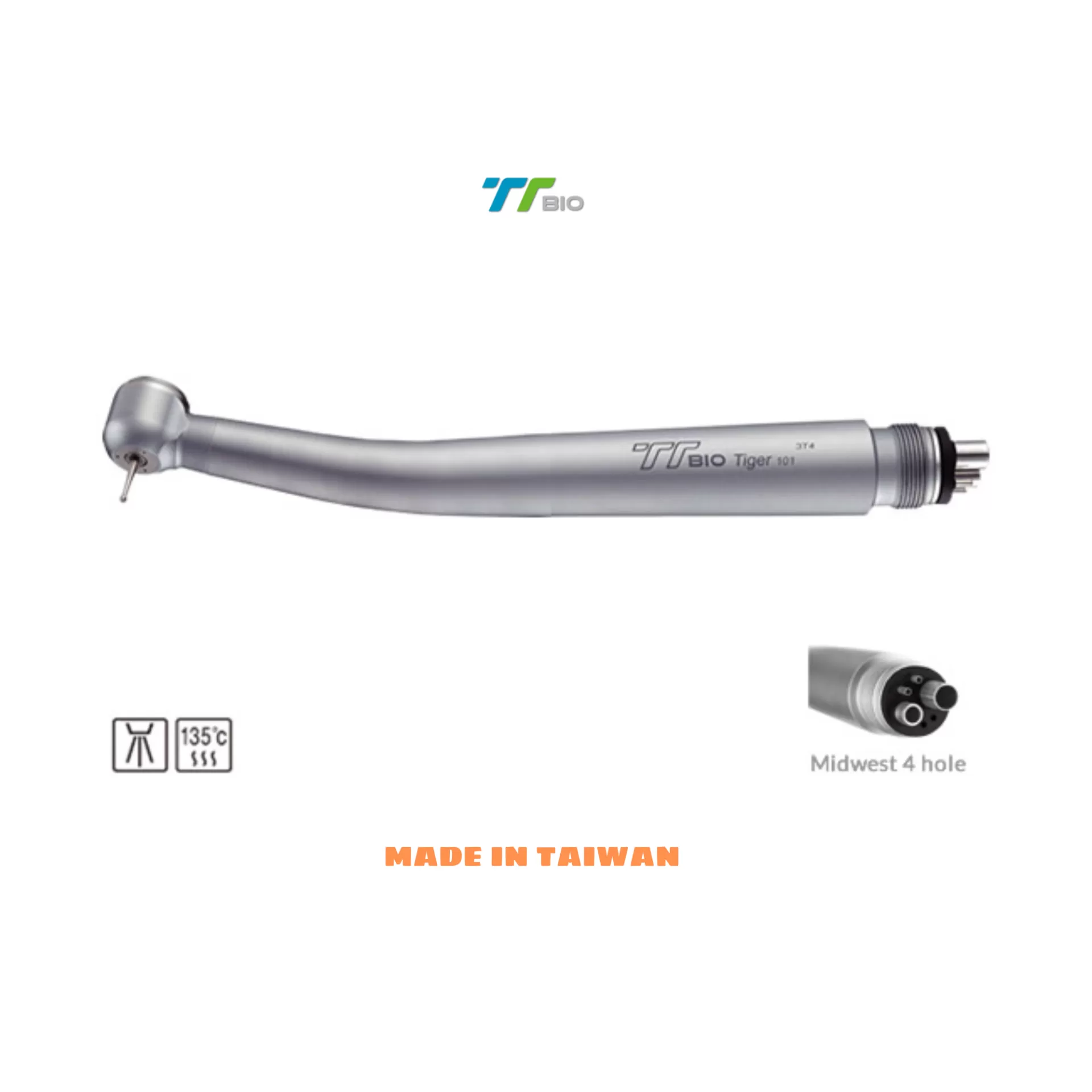 Tay khoan nhanh, đầu nhỏ, Tiger 101 3M4, hãng TTBIO, Made in Taiwan